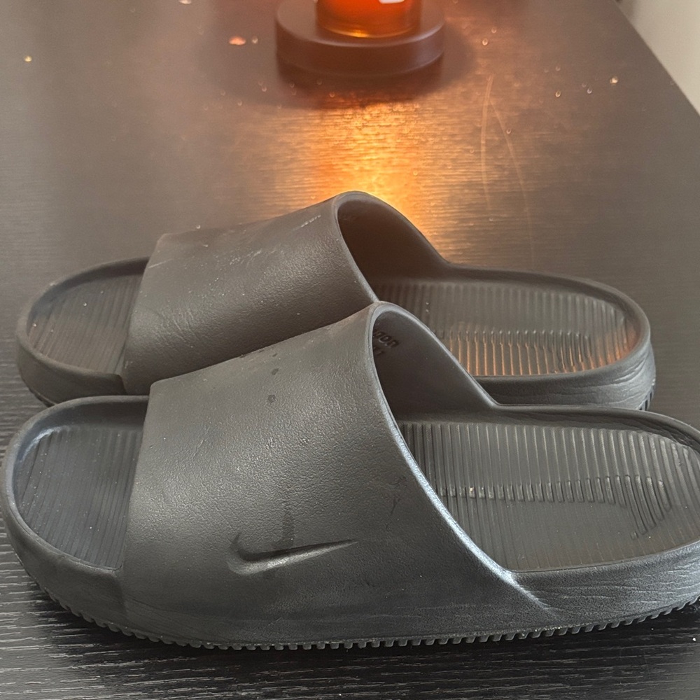 Nike Dark Gray Slide Sandals